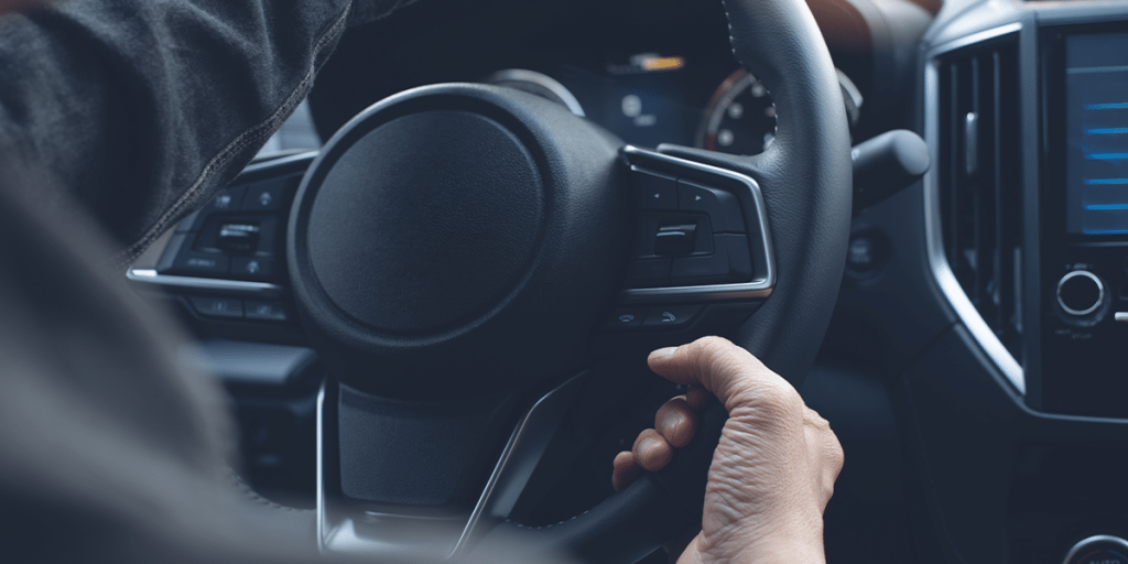 A folga no volante é um dos sintomas de falha no terminal de direção